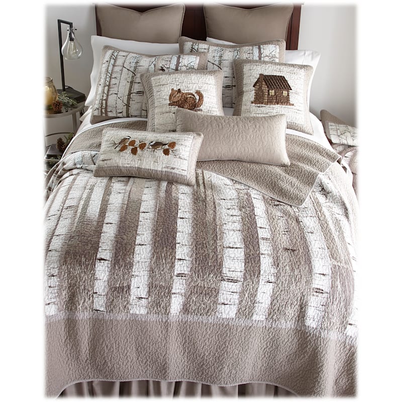 Donna Sharp Birch Forest Quilted Bedding Collection Quilt Set