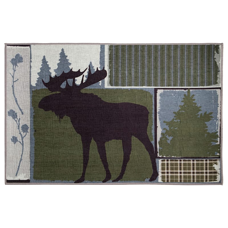 Carstens, Inc. Vintage Moose Rug
