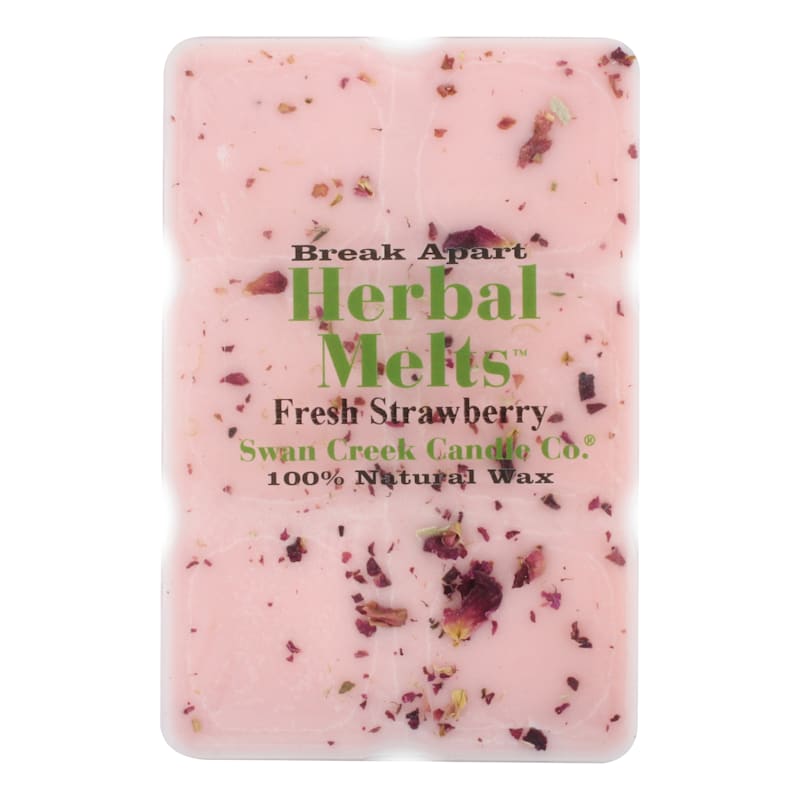 Swan Creek Candle Co. Herbal Melts Scented Melting Wax - Fresh Strawberry