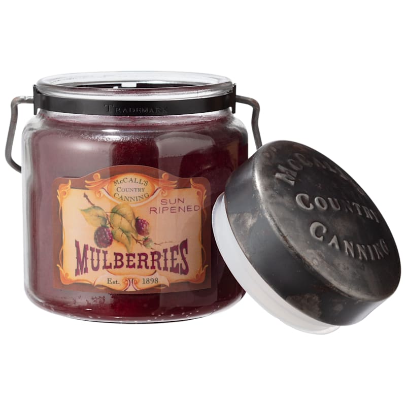 McCall's Country Canning Mulberries Scented Classic Jar Candle