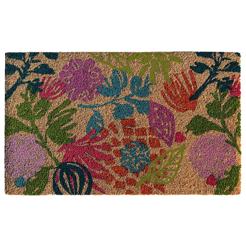 Carstens, Inc. Floral Coir Mat