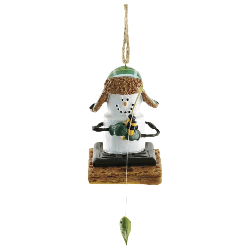 GANZ S'Mores Ice Fishing Ornament