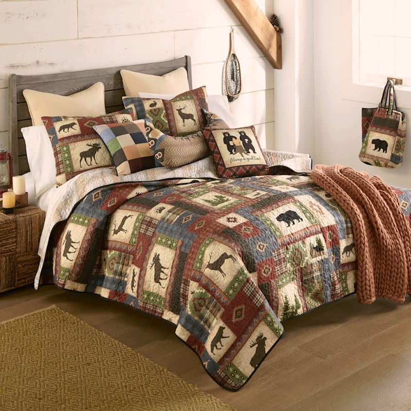 Donna Sharp Forest Grove Bedding Collection Reversible Quilt Set