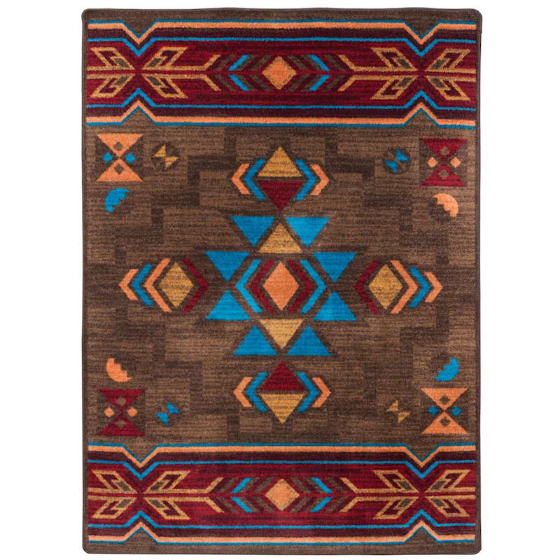 American Dakota Buckhorn Turquoise Rug