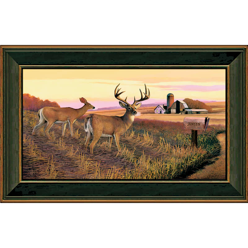 Daybreak Whitetail Personalized Print by Scott Kennedy