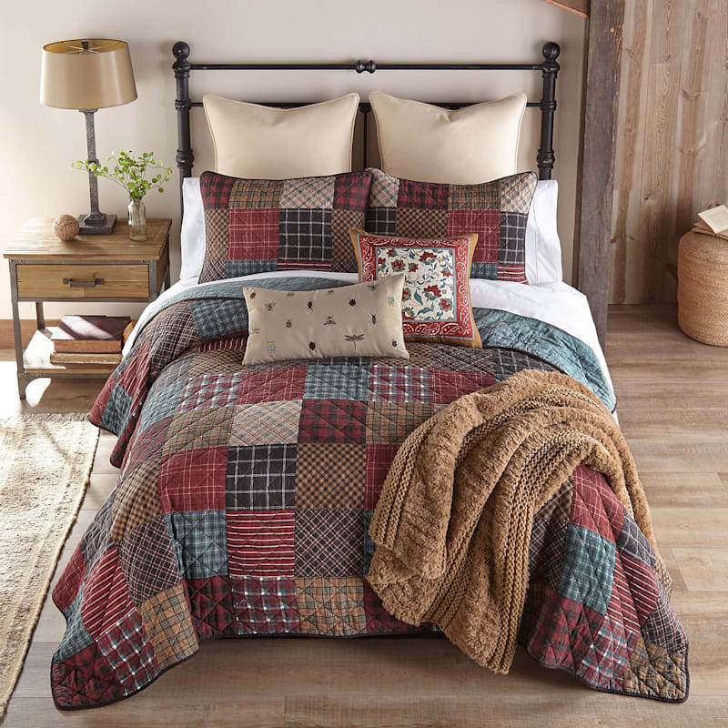 Donna Sharp Appalachia Plaid 3-Piece Bedding Set