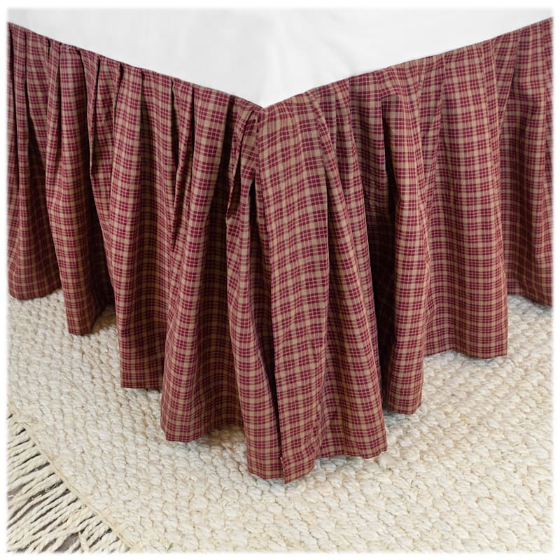 Donna Sharp Campfire Bedding Collection Plaid Gathered Bed Skirt