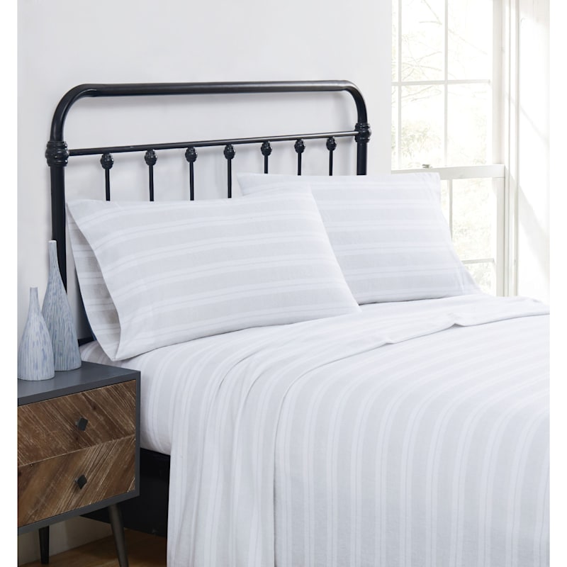 Truly Soft Bryce Stripe Flannel Sheet Set