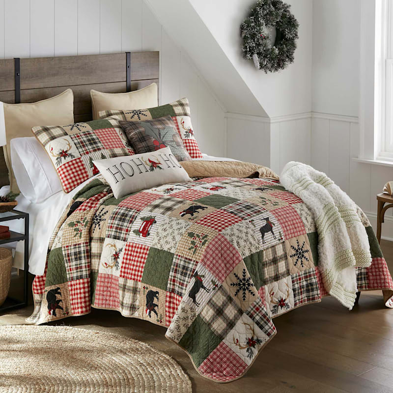 Donna Sharp Holly Forest Cotton Pieced Quilt Set