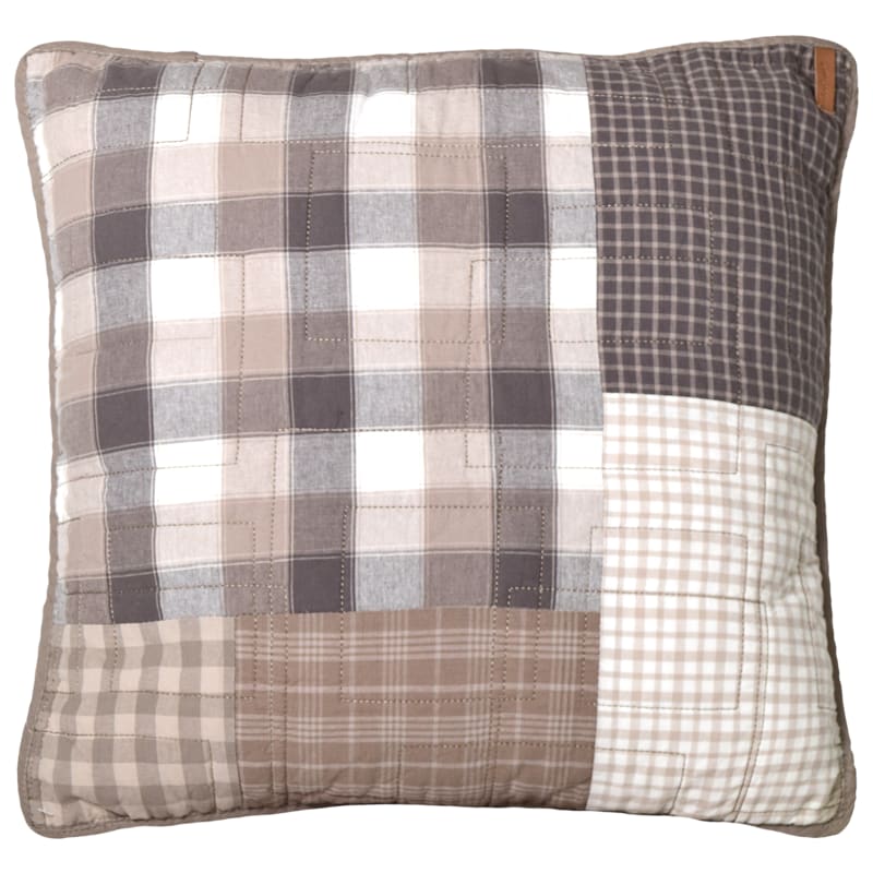 Donna Sharp Smoky Square Bedding Collection Pillow