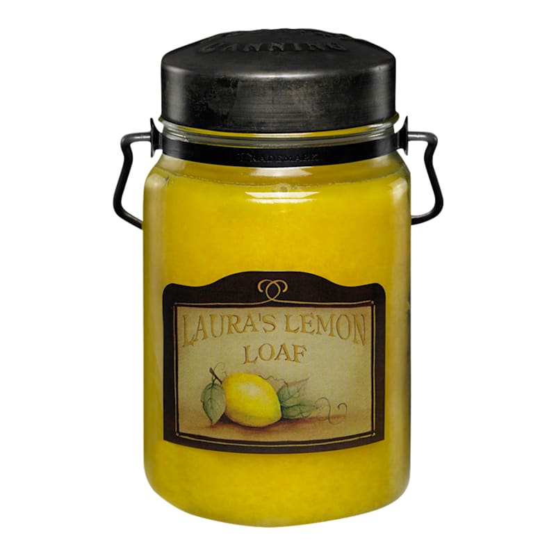 McCall's Candles Laura's Lemon Loaf Classic Jar Candle