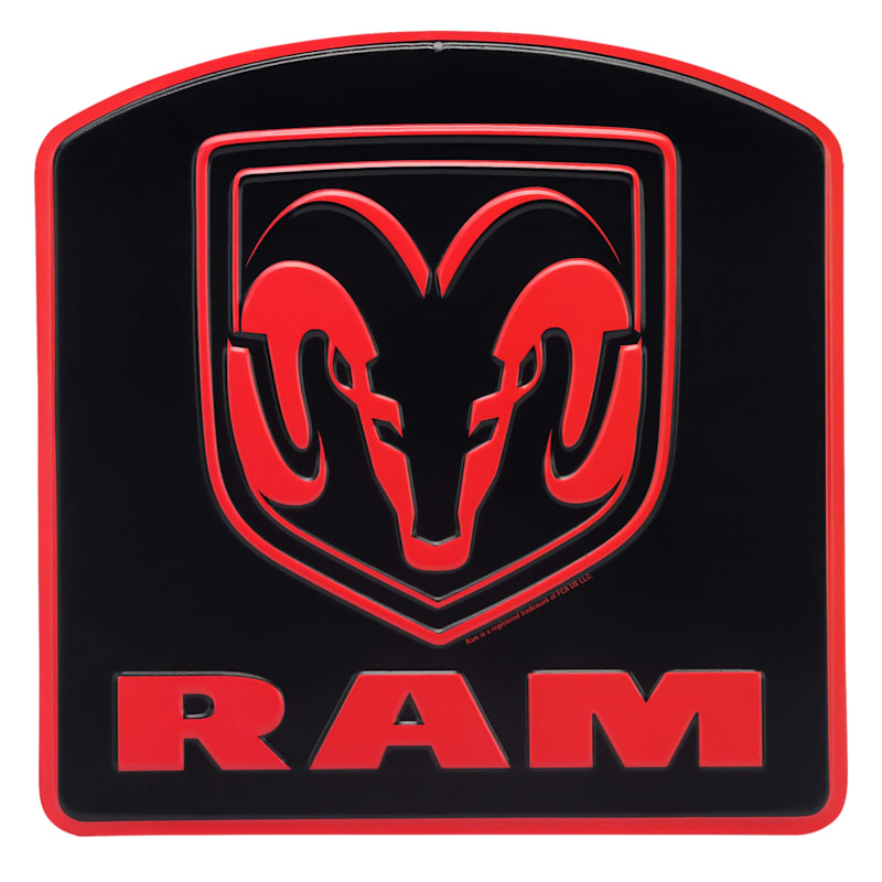Open Road Brands Dodge Brand Logo Metal Sign