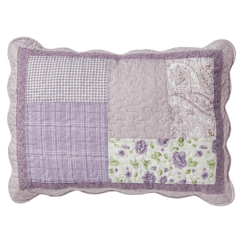 Donna Sharp Lavender Rose Cotton Sham