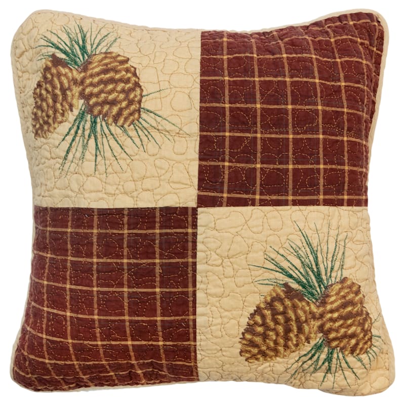 Donna Sharp Pine Lodge Bedding Collection Pine Patch Pillow