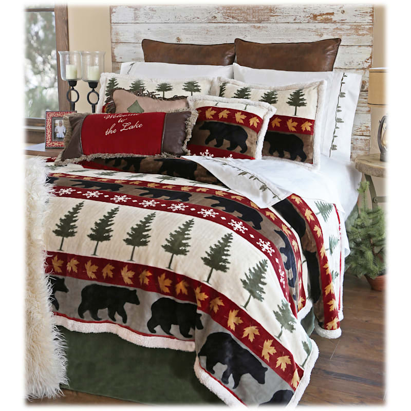 Carstens, Inc. Tall Pine Bedding Collection Plush Comforter Set