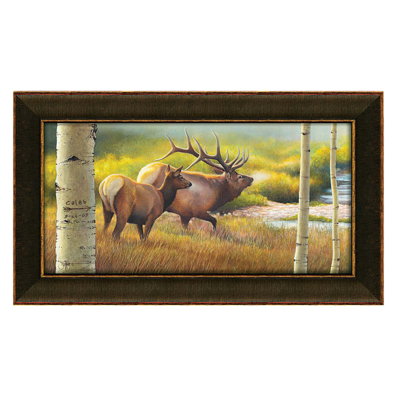 Scott Kennedy Elk Meadows Personalized Framed Print