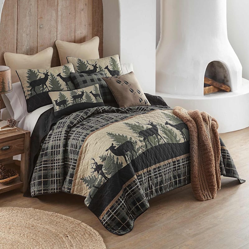 Donna Sharp Deer Walk Ultra Comfort Quilt Set