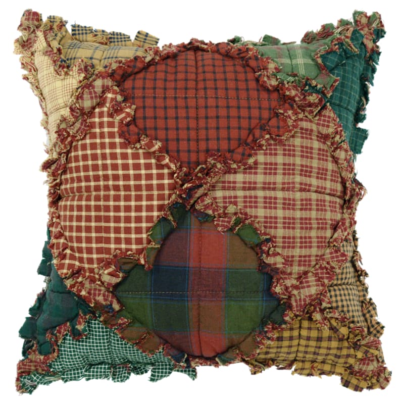 Donna Sharp Campfire Bedding Collection Patchwork Pillow
