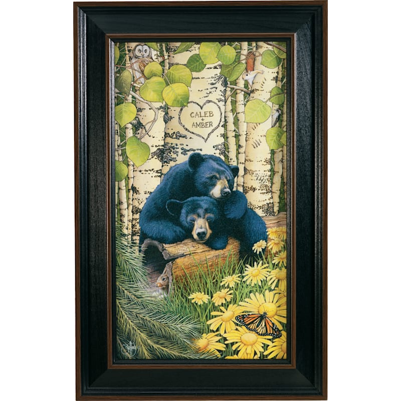 Scott Kennedy Love Bears Personalized Canvas Print