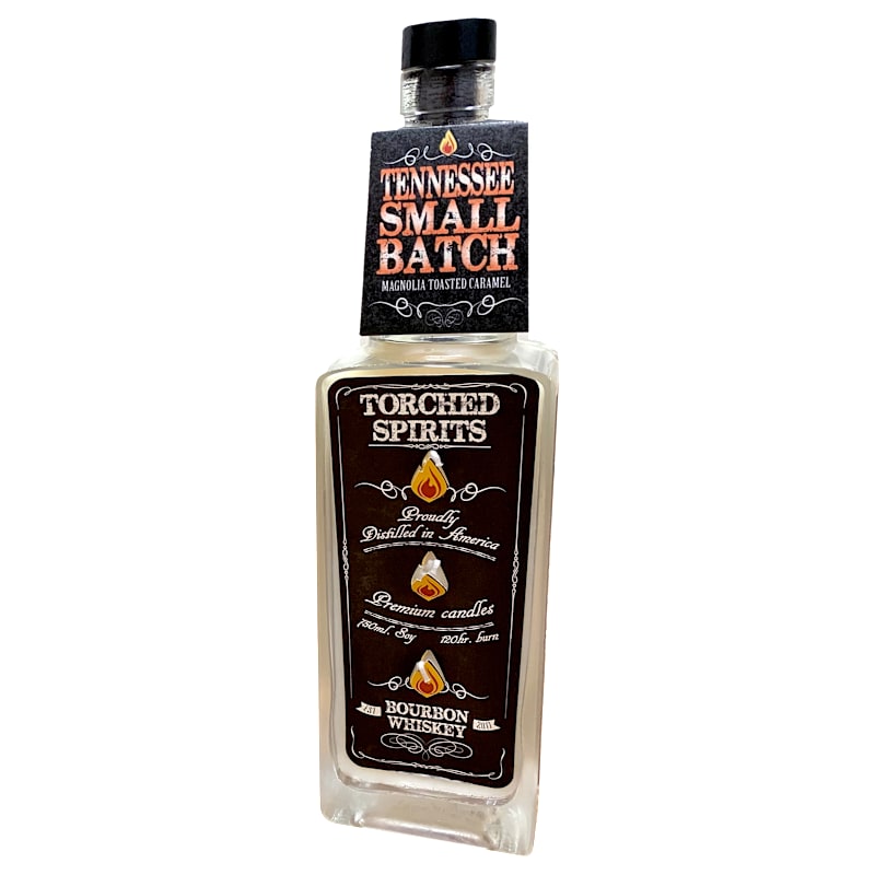 Torched Products Torched Spirits Tennessee Small Batch Whiskey Bottle Candle