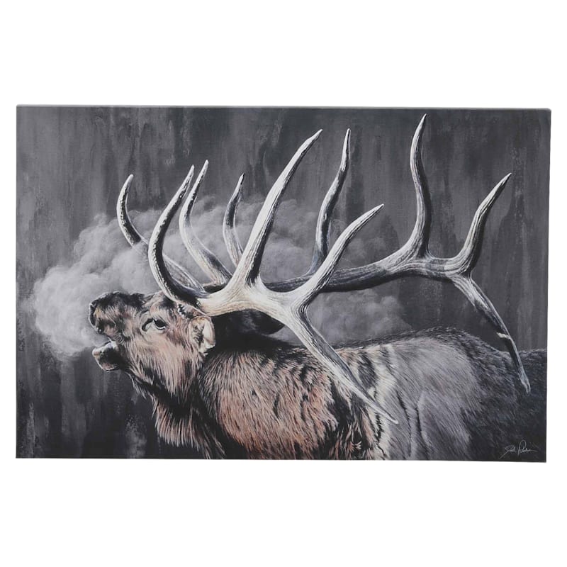Open Road Brands Elk Canvas Wall Art