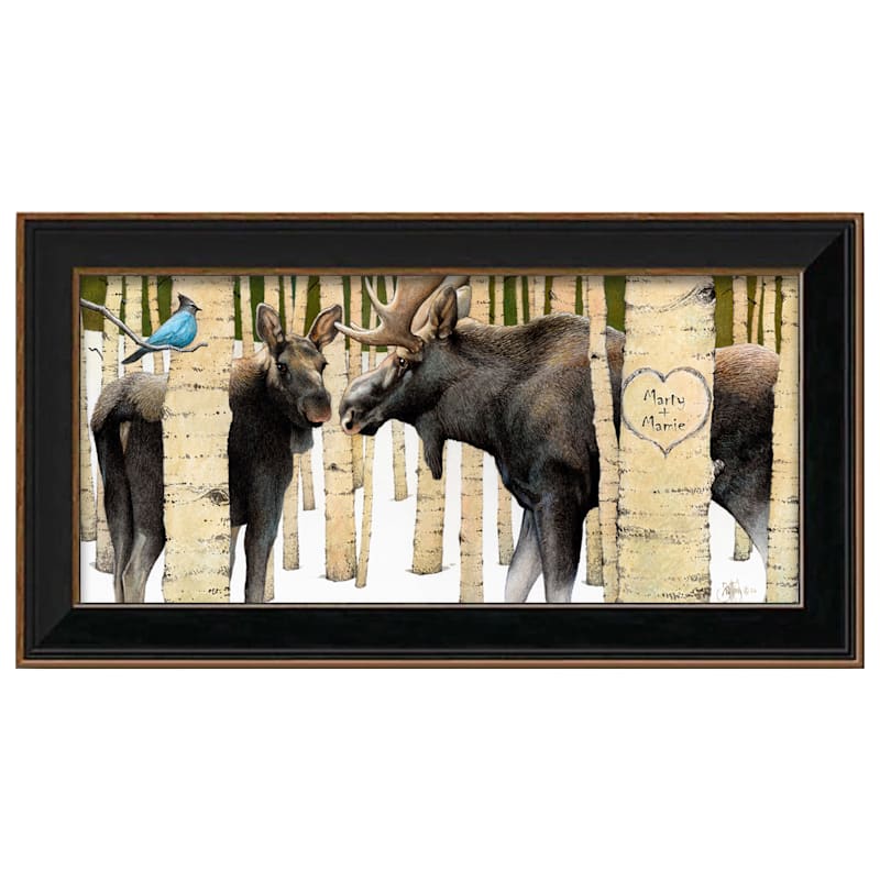 Scott Kennedy Moose Tracks Personalized Framed Artwork