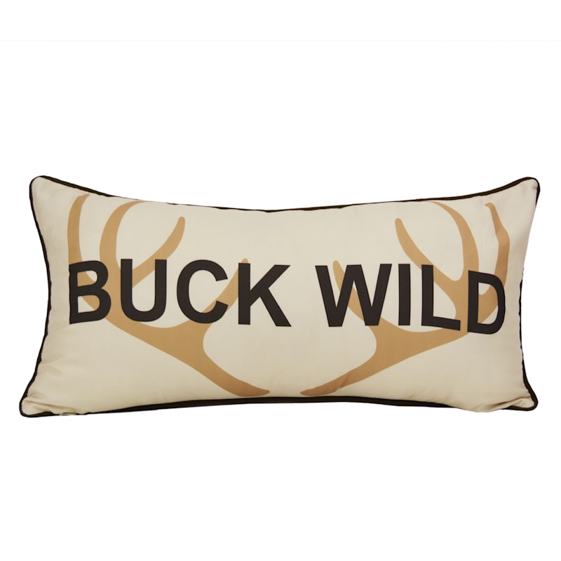 Donna Sharp Green Forest Bedding Collection Antler Decorative Pillow