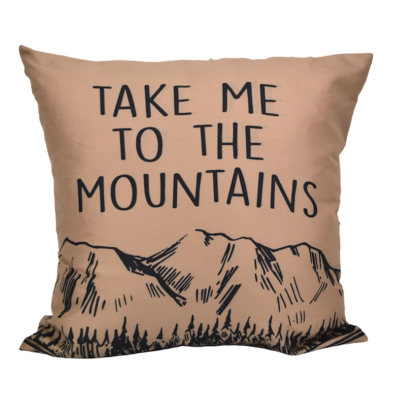 Donna Sharp Timber Bedding Collection Mountains Decorative Pillow