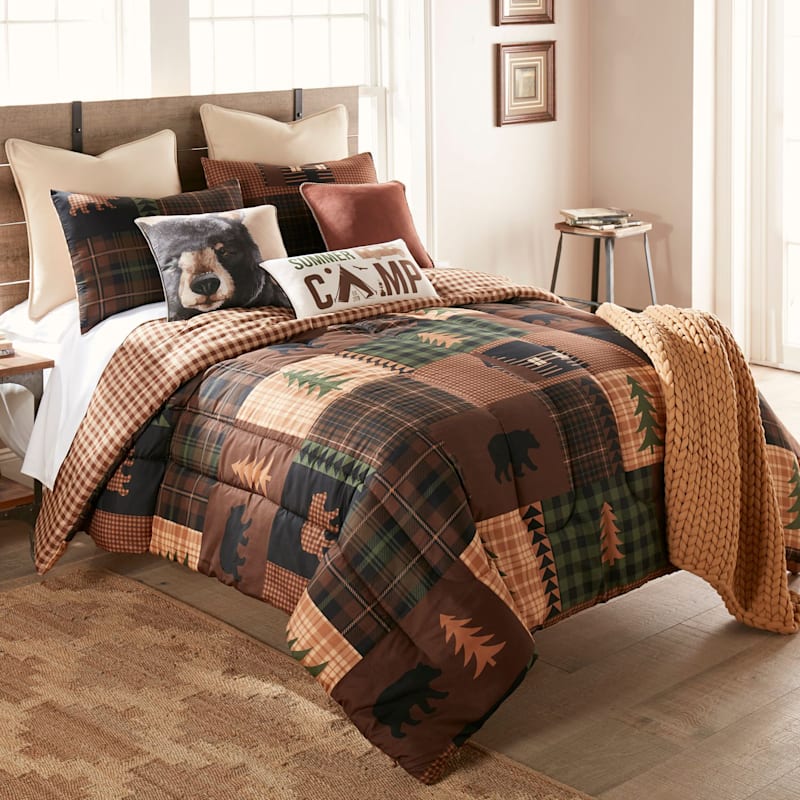 Donna Sharp Brown Bear Cabin Comforter Set