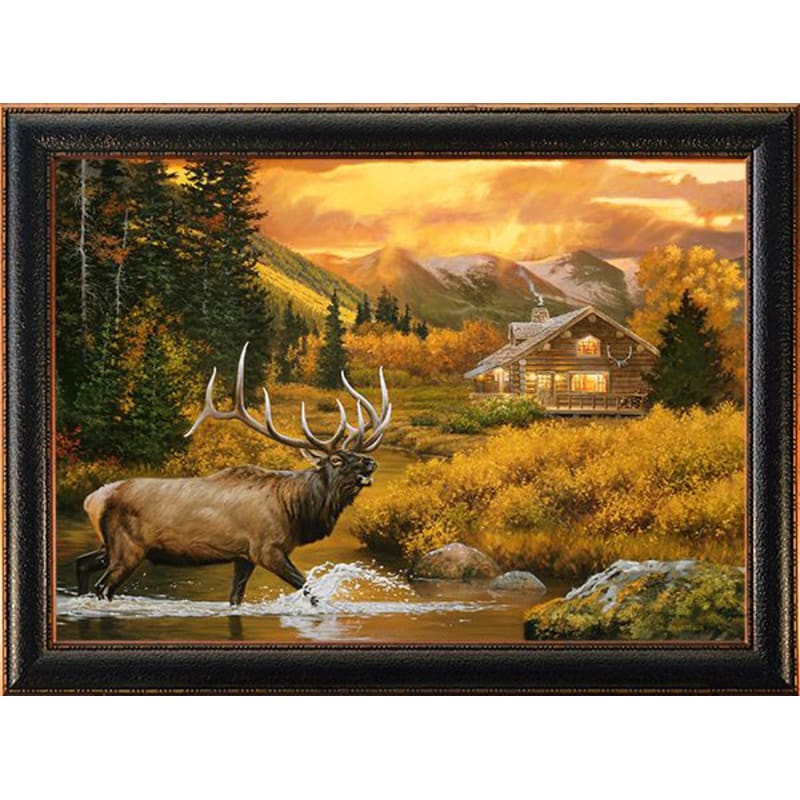 Rocky Mountain Publishing Golden Hour Framed Canvas Giclée by Dallen Lambson