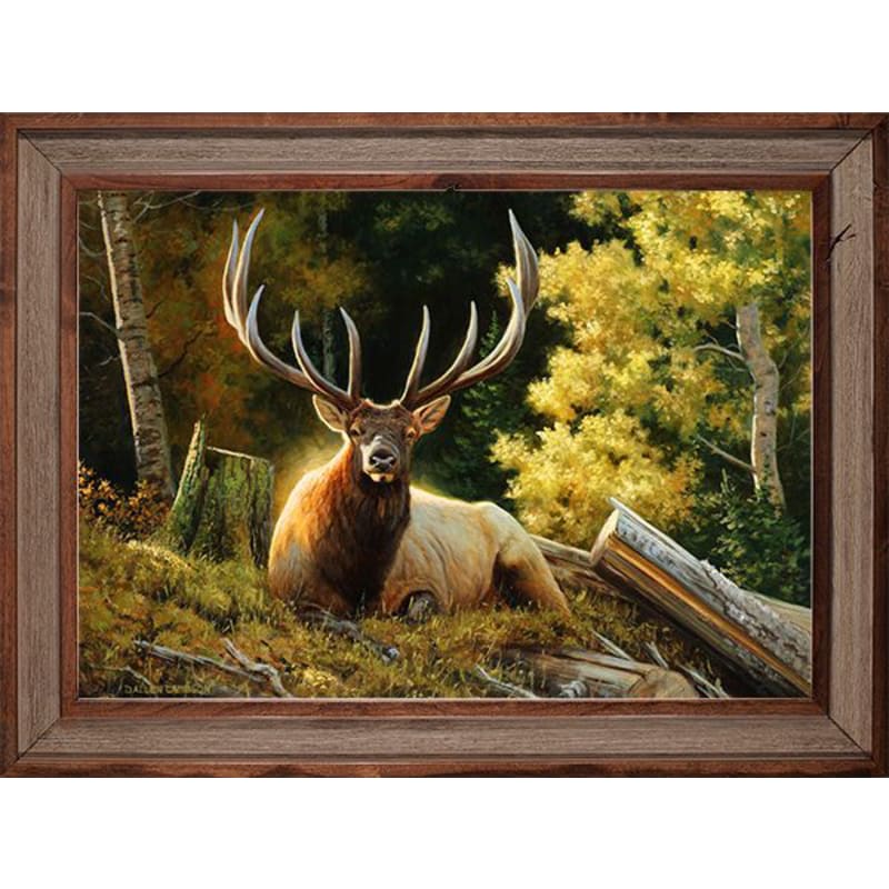 Rocky Mountain Publishing King Size Bed Canvas Giclée by Dallen Lambson