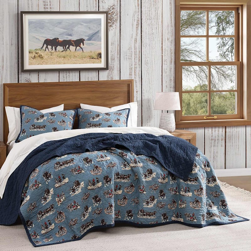 HiEnd Accents Settler Reversible Quilt Set
