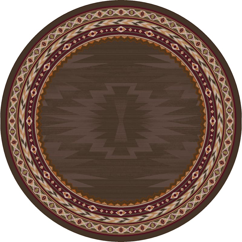 American Dakota Cinnabar Star Area Rug