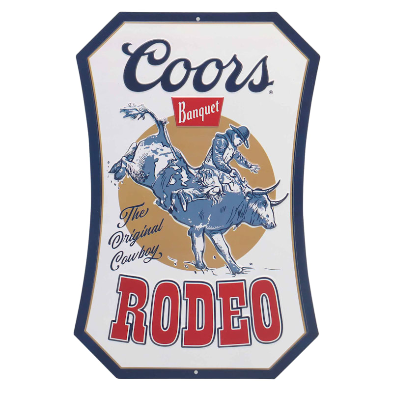Open Road Brands Molson Coors Rodeo Metal Sign