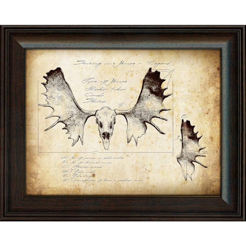 Scott Kennedy Kennedy's Personal Prints Moose Scoring Framed Print with Glass