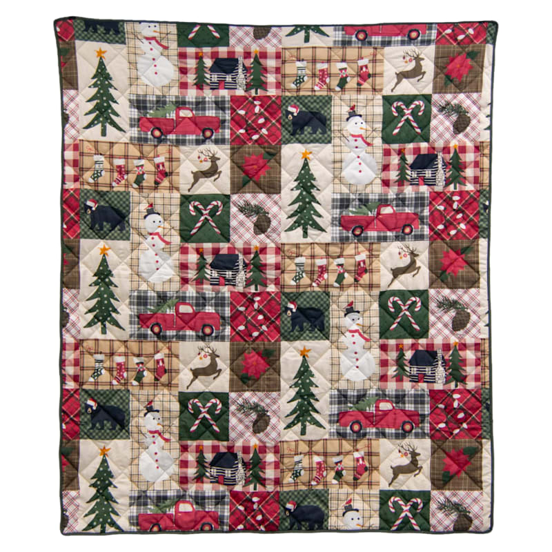 Donna Sharp Your Lifestyle Holiday Dream Quilted Throw