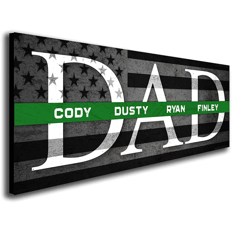 Scott Kennedy Personalized DAD Border Patrol Block Mount Wall Decor