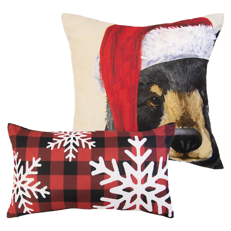 Donna Sharp Your Lifestyle Winter Cottage 2-Piece Decor Pillow Set