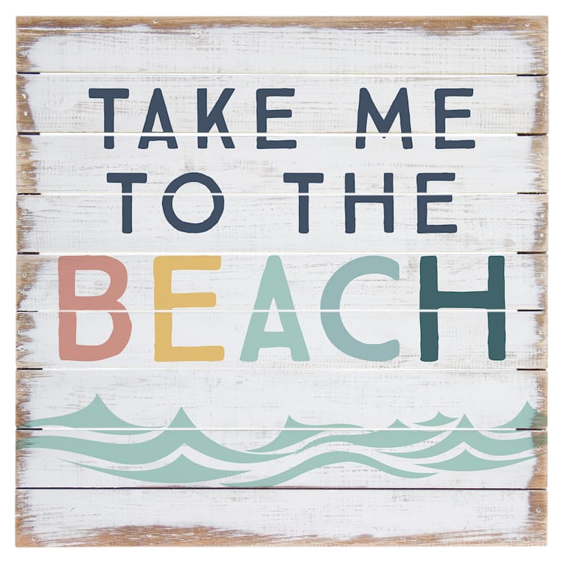 Sincere Surroundings To The Beach Perfect Pallet Tabletop Display