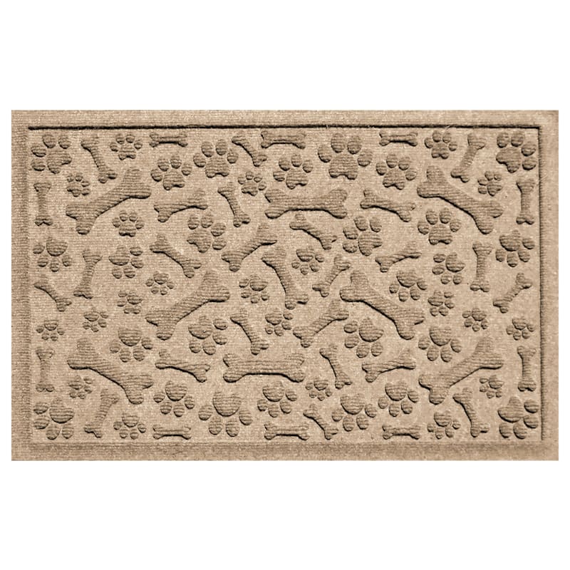 Bungalow Flooring WaterHog Paws and Bones Pet Feeder Mat
