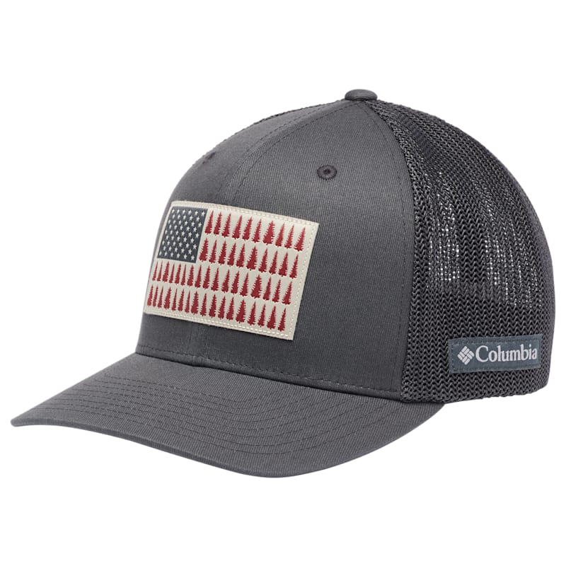 Columbia Mesh Tree Flag Ball Cap