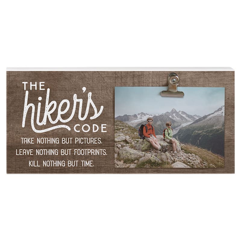 Sincere Surroundings Hiker's Code Picture Clip