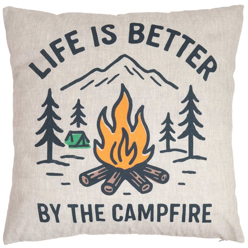 Carstens, Inc. Campfire Outdoor Pillow