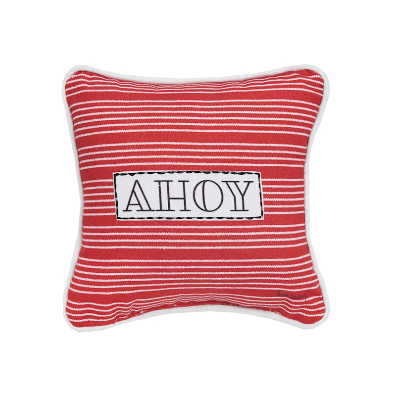 C&F Home Ahoy Stripe Throw Pillow