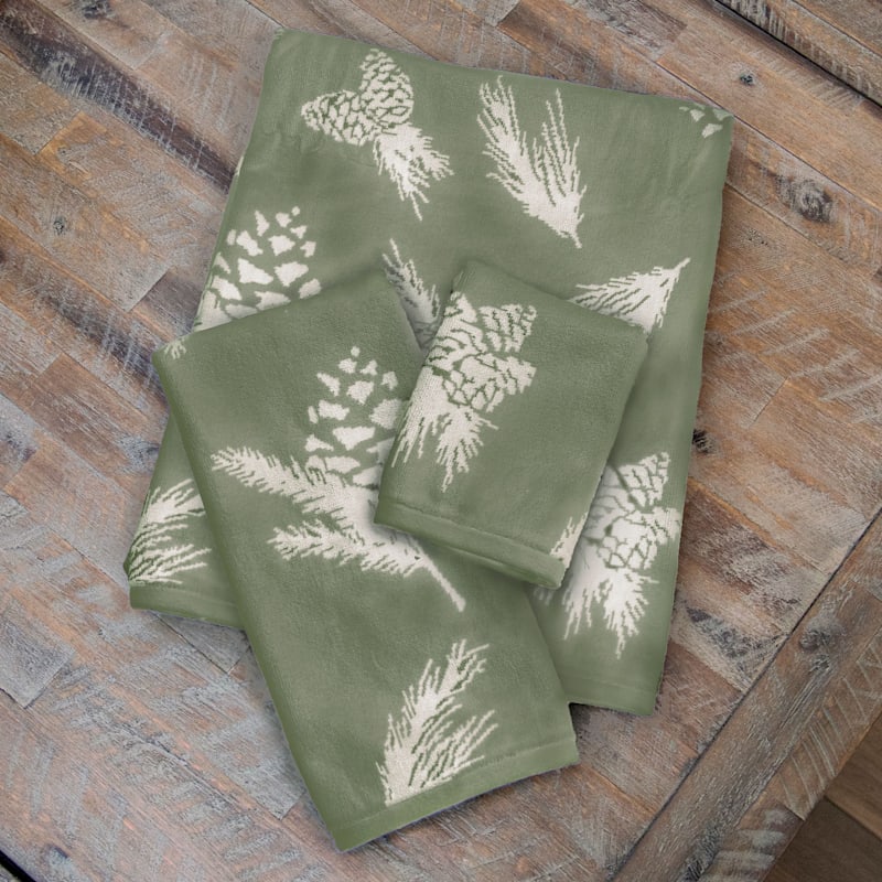 Carstens, Inc. Pinecone Hand Towel