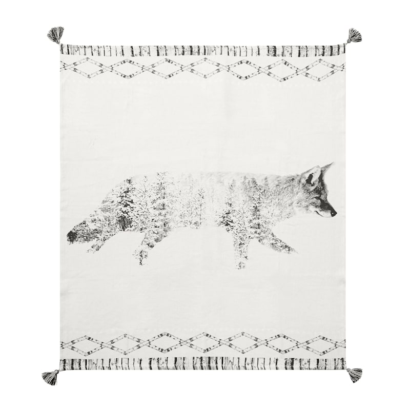 C&F Home Fox Forest Printed Throw Blanket