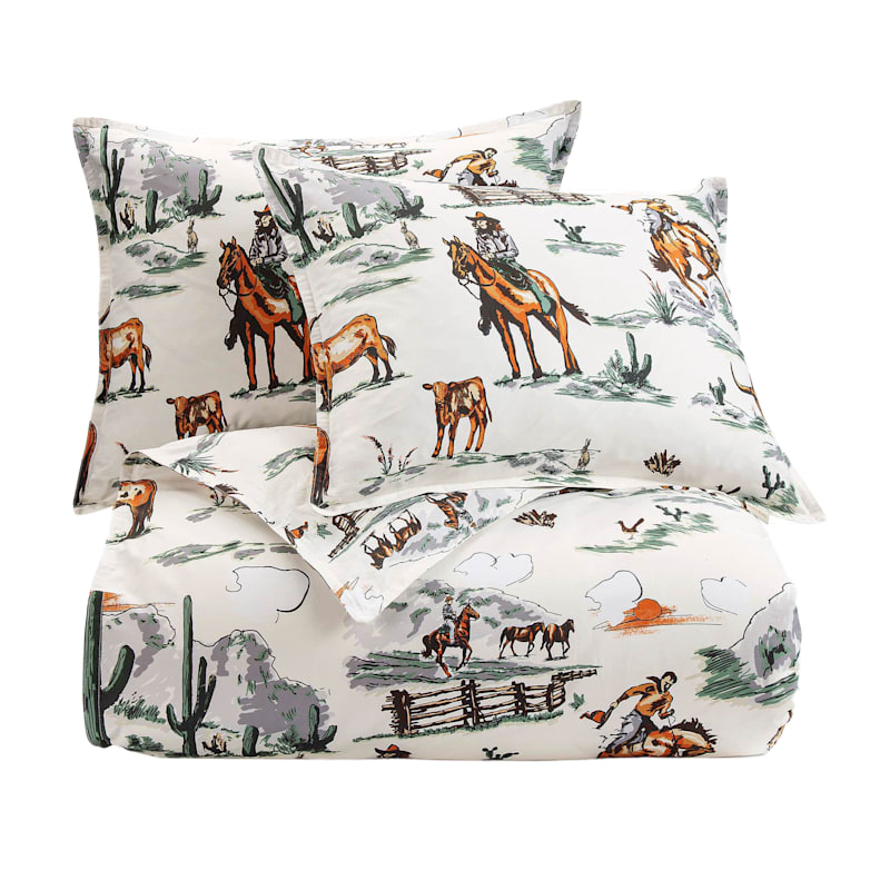 Paseo Road Ranch Life Reversible Duvet Cover Set