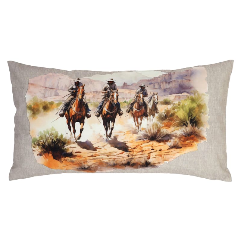 Carstens, Inc. Wrangler Canyon Run Outdoor Pillow