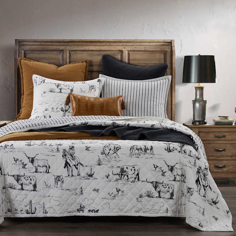 Paseo Road Ranch Life Reversible Quilt Set