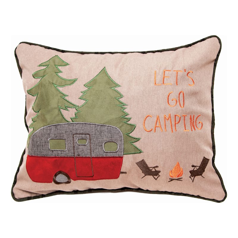 Carstens, Inc. Let's Go Camping Decorative Accent Pillow